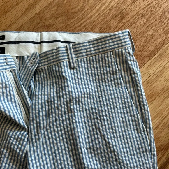 J.Crew Ludlow Seersucker Suit 36S x 30W 32L - Picture 7 of 11